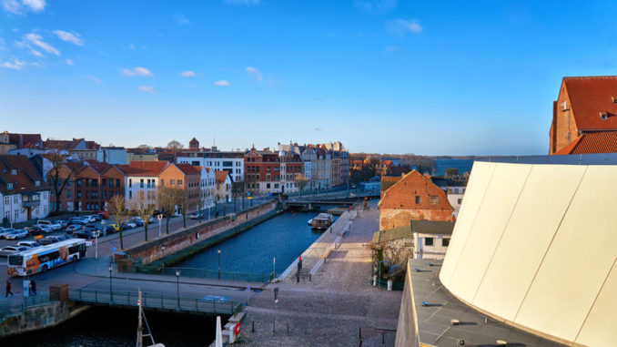 Blick auf die Stralsunder Altstadt