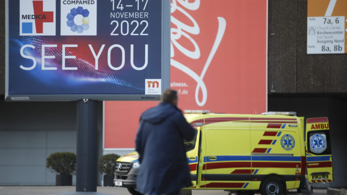 Messegelände Düsseldorf zur Medica